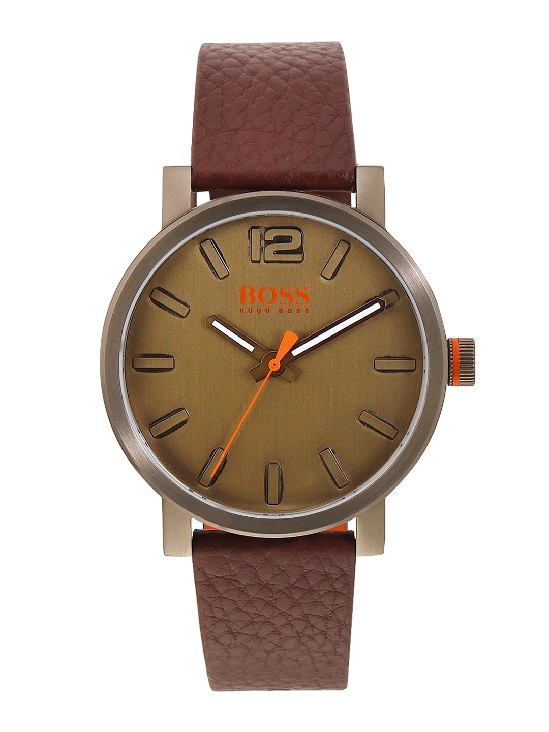 

Hugo Boss Men Brown Analogue Watch 1550036
