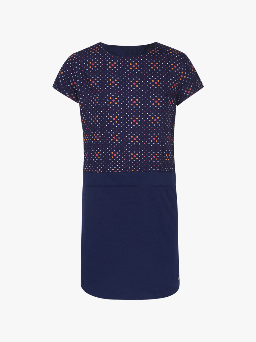 

Navy Blue Printed Dress