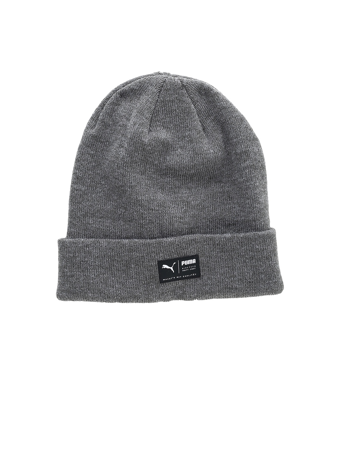 

Puma Unisex Grey Solid Beanie