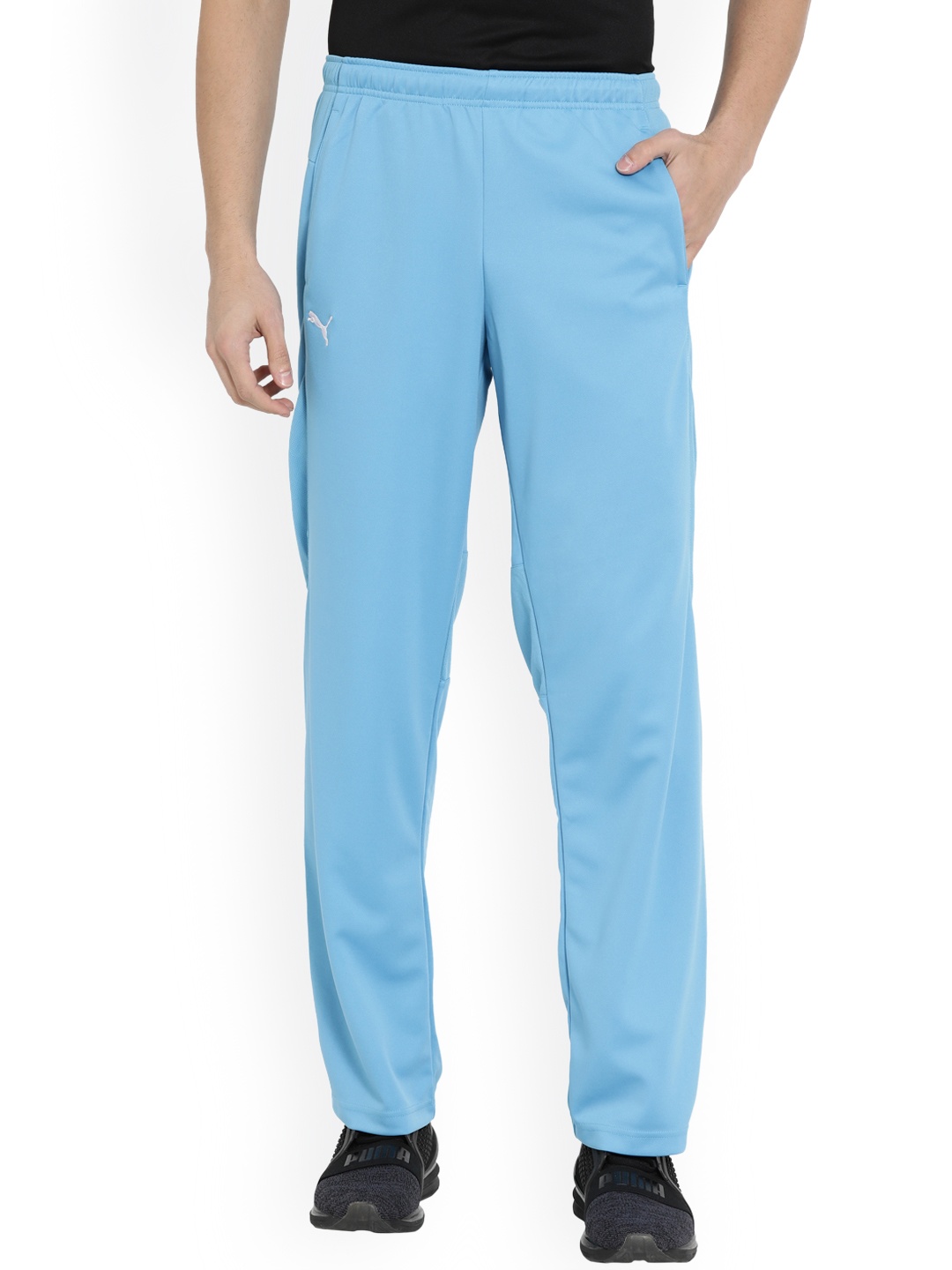 

Puma Men Blue Straight Fit Solid Joggers