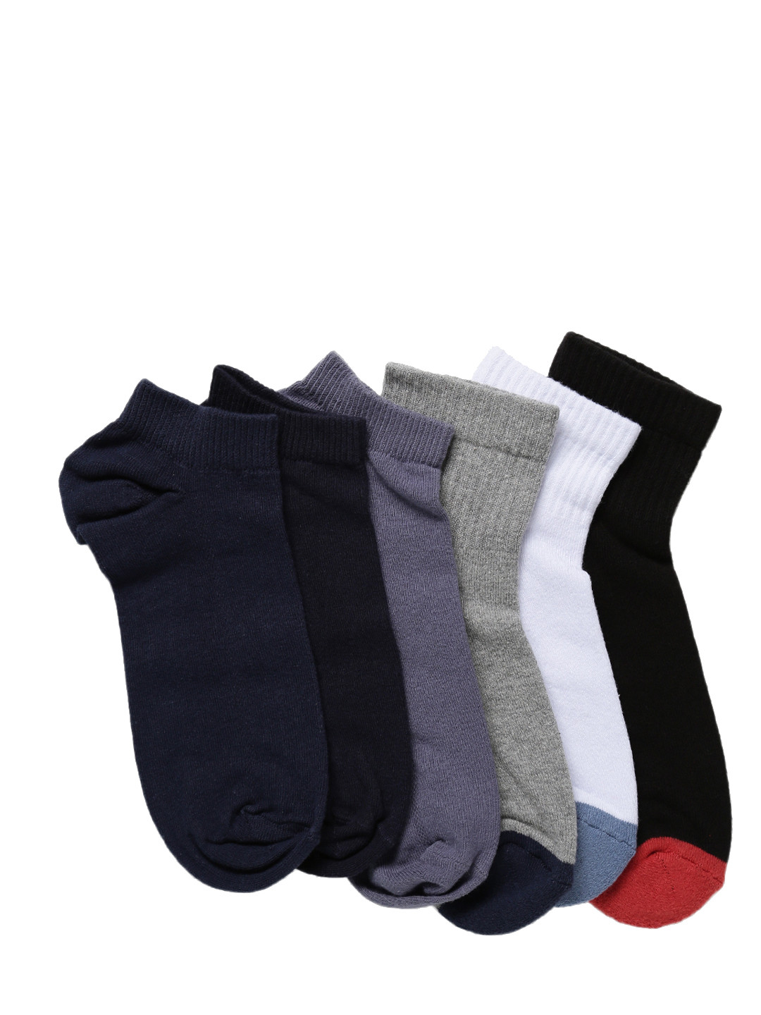 

Levis Men's Pack of 6 Assorted Ankle-Length Socks