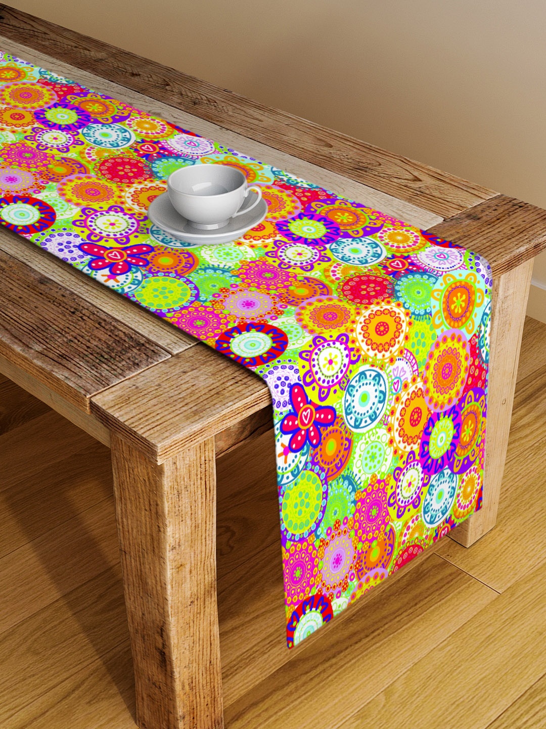 

Alina decor Multicoloured Ethnic Table Runner, Multi