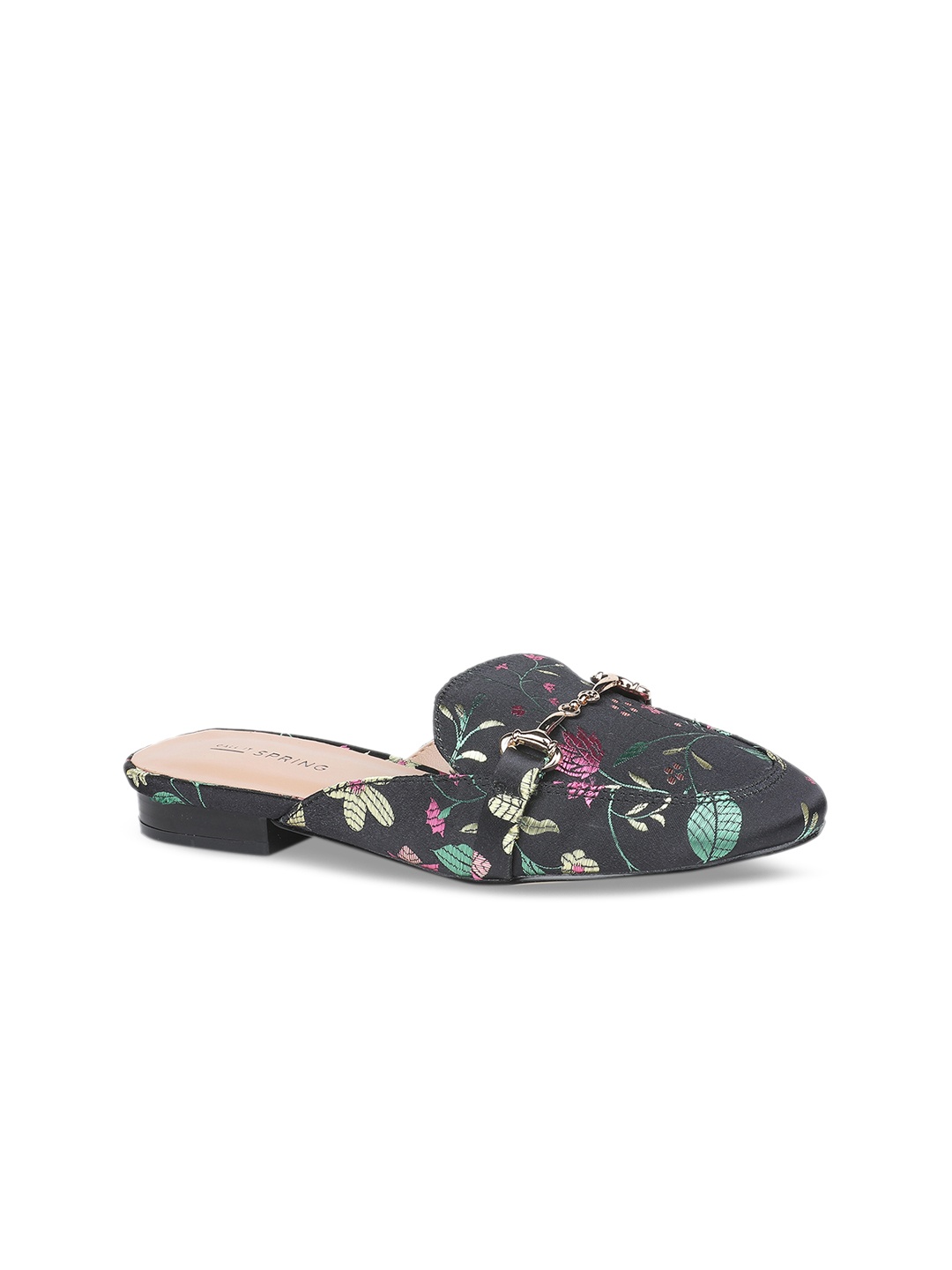 

Call It Spring Women Black Woven Design Mules