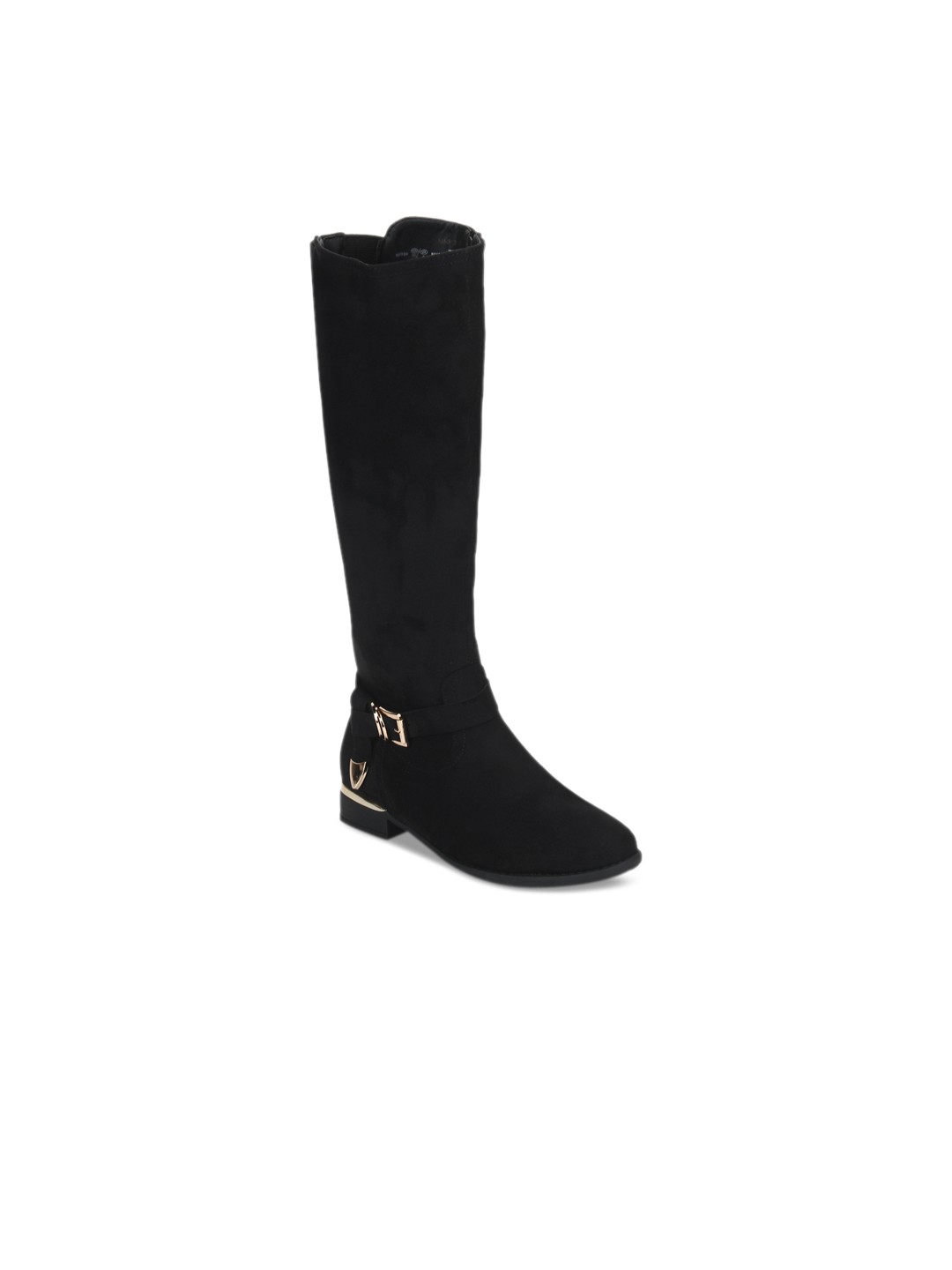 

Truffle Collection Women Black Solid Heeled Boots
