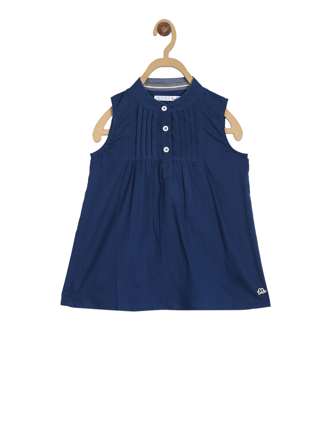 

ELLE Girls Blue Solid A-Line Top