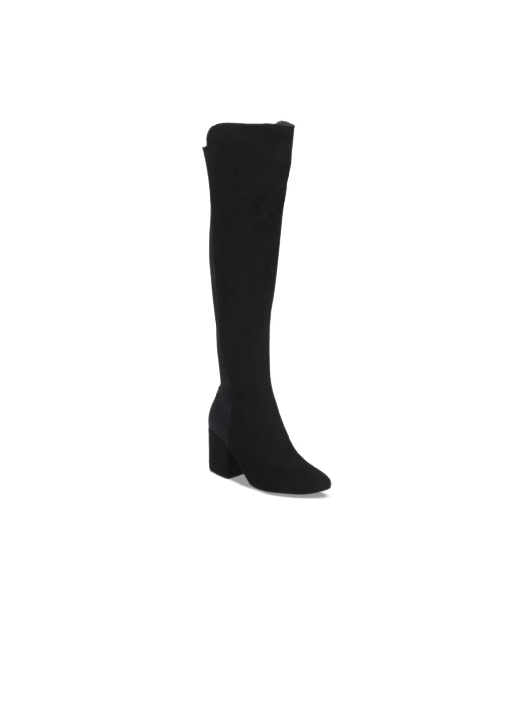 

Truffle Collection Women Black Solid Heeled Boots