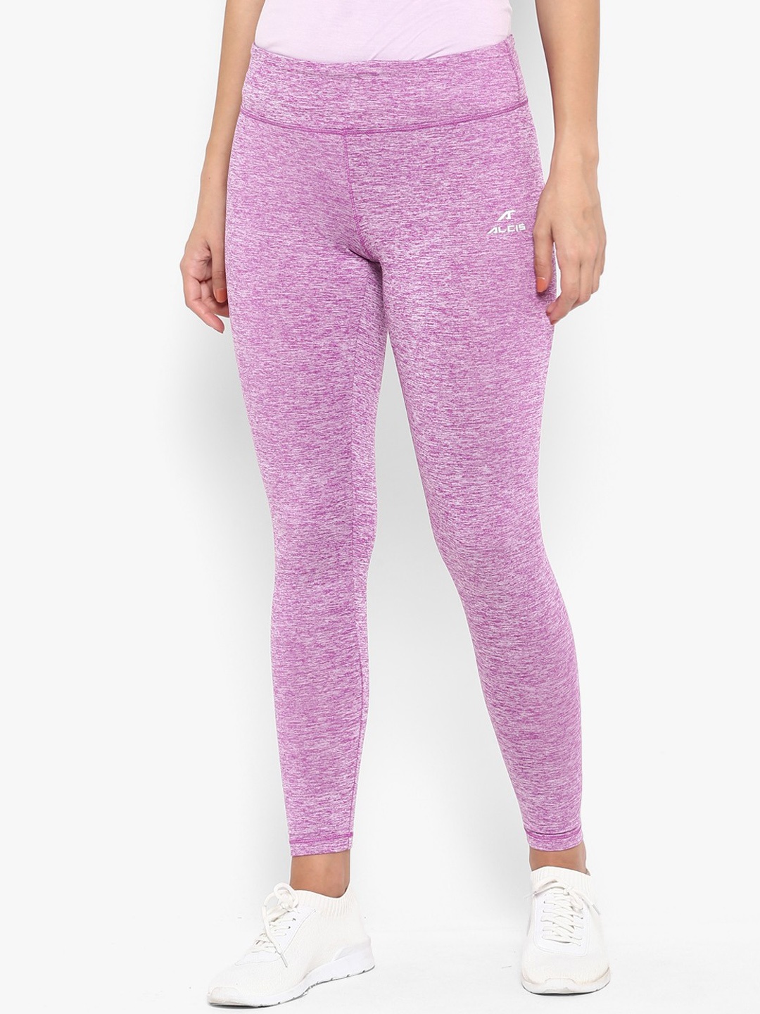 

Alcis Women Purple Solid Ankle-Length Leggings