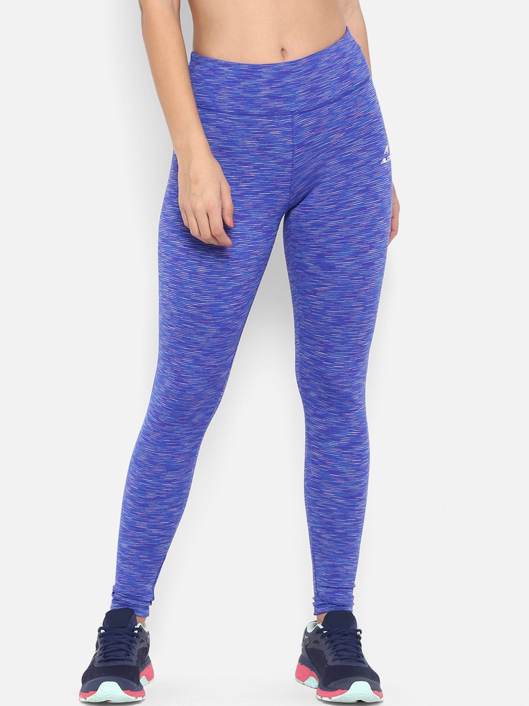 

Alcis Women Blue Solid Ankle-Length Leggings