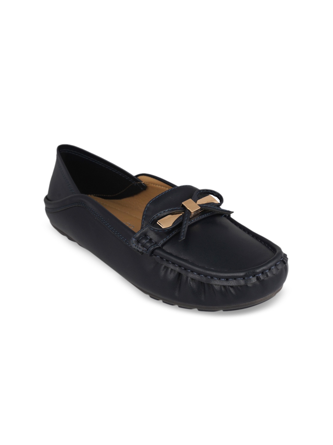 

pelle albero Women Navy Blue Solid Sandals