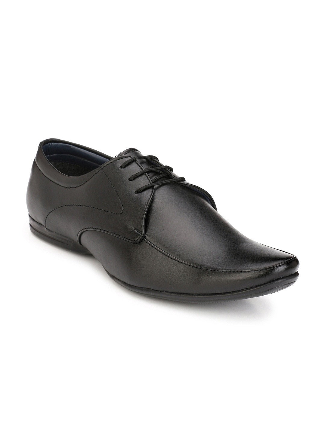 

John Karsun Men Black Formal Derbys