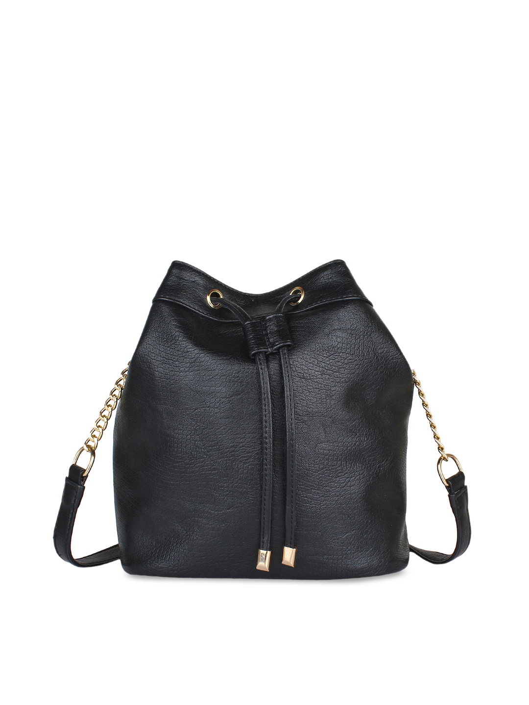 

Lychee bags Black Solid Sling Bag