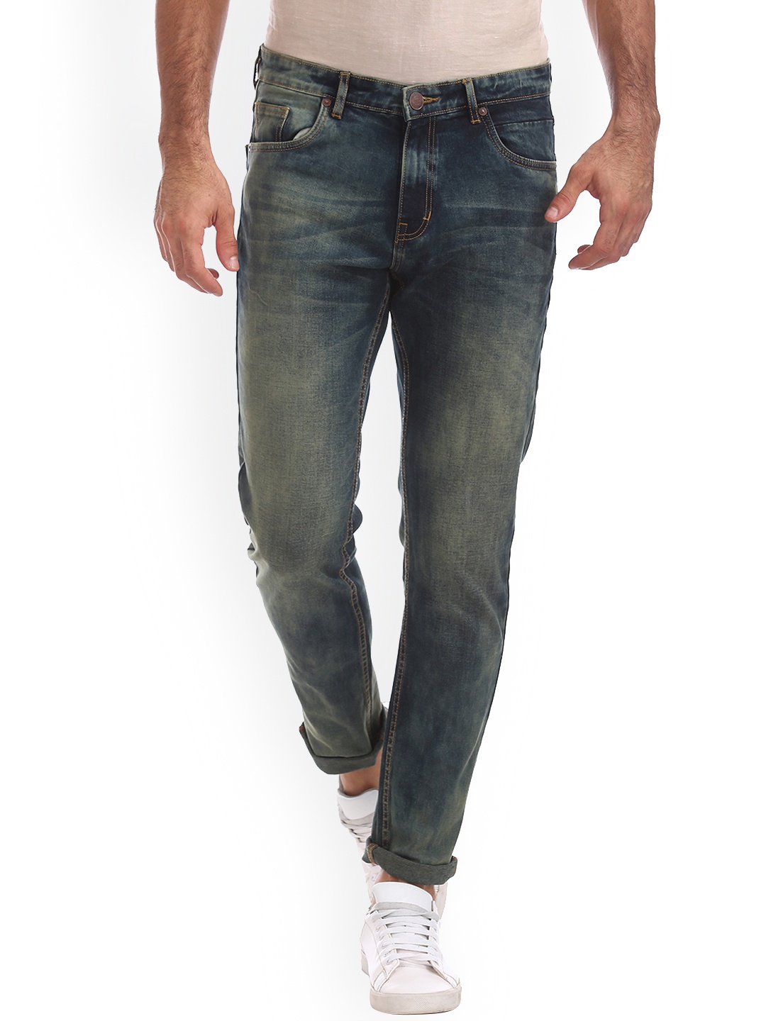

Cherokee Men Blue Slim Fit Low-Rise Clean Look Jeans