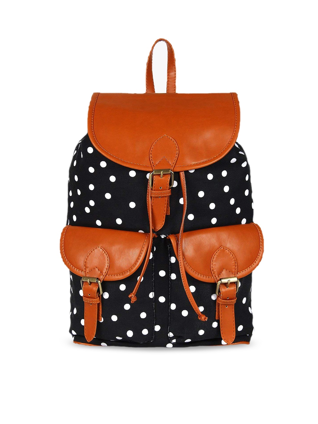 

Lychee bags Women Black Geometric Backpack