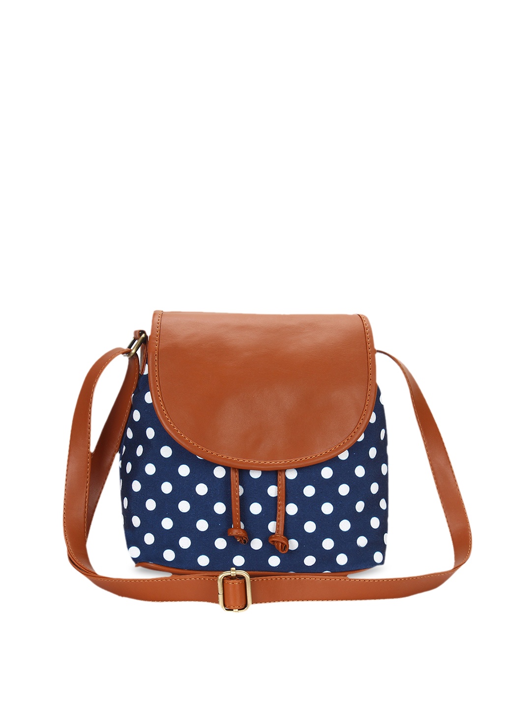 

Lychee bags Blue Printed Sling Bag