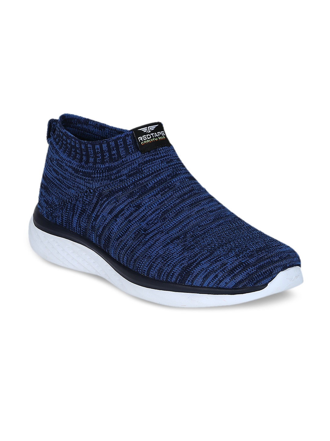 

Red Tape Men Blue Textile Mid-Top Walking Shoes