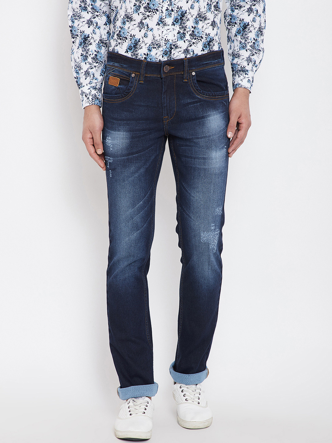 

Canary London Men Blue Slim Fit Mid-Rise Mildly Distressed Stretchable Jeans