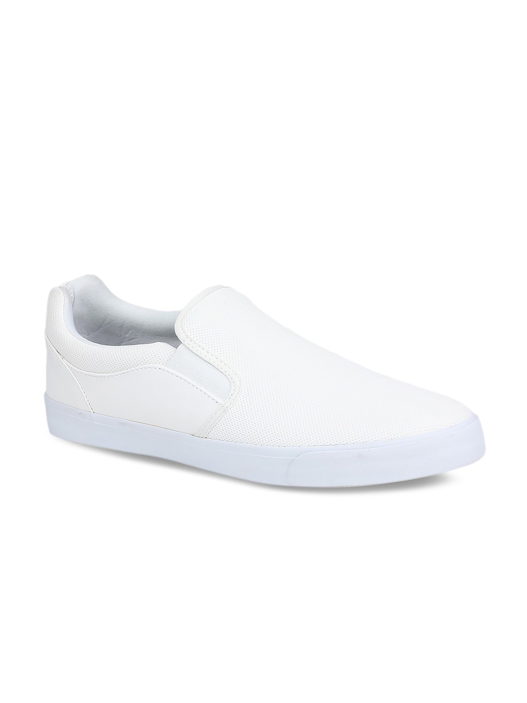 

Call It Spring Men White Slip-On Sneakers