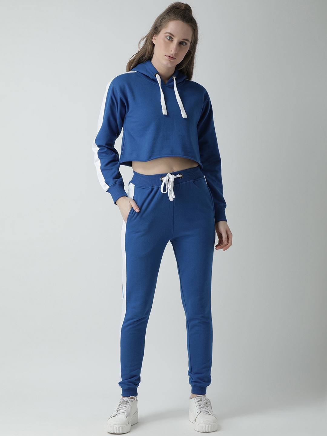 

GRIFFEL Women Blue Solid Tracksuit