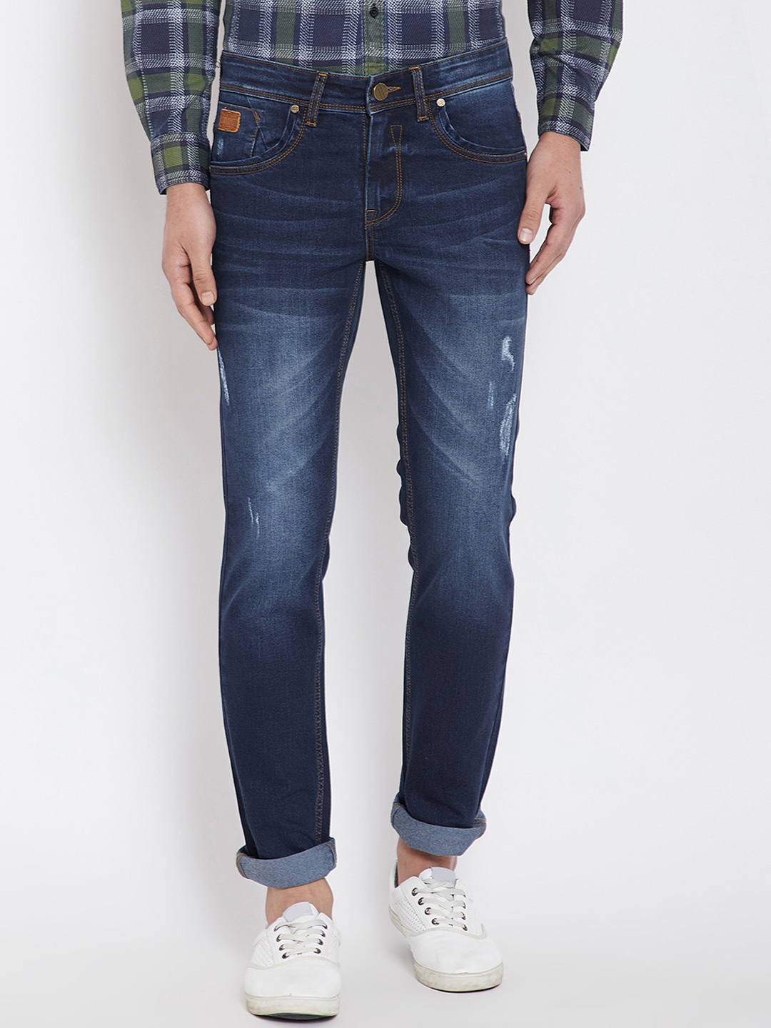 

Canary London Men Blue Slim Fit Mid-Rise Mildly Distressed Stretchable Jeans