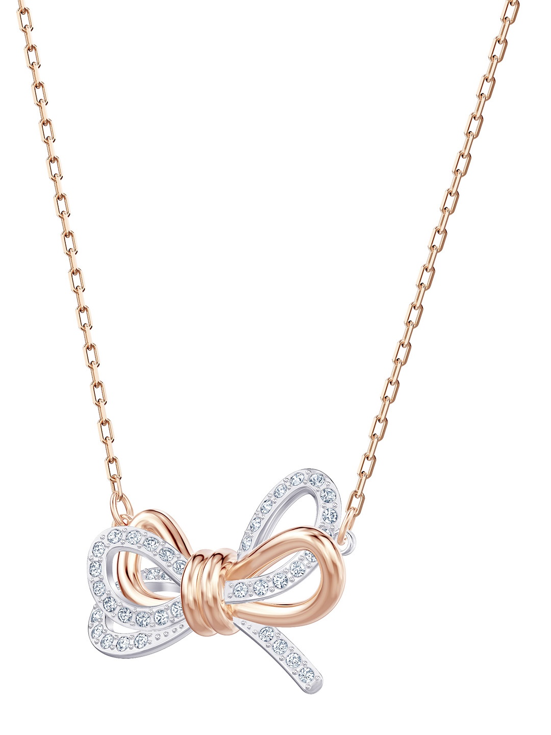 

SWAROVSKI Rose Gold & Rhodium-Plated Crystals Studded Chain