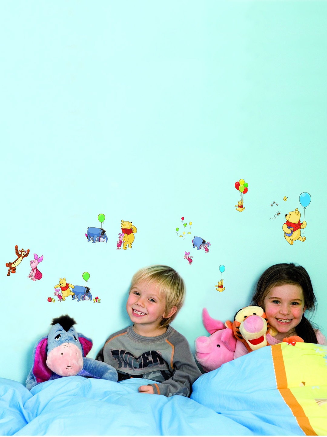 

Decofun Kids Multicoloured Winnie The Pooh Small Wall Stickers, Multi
