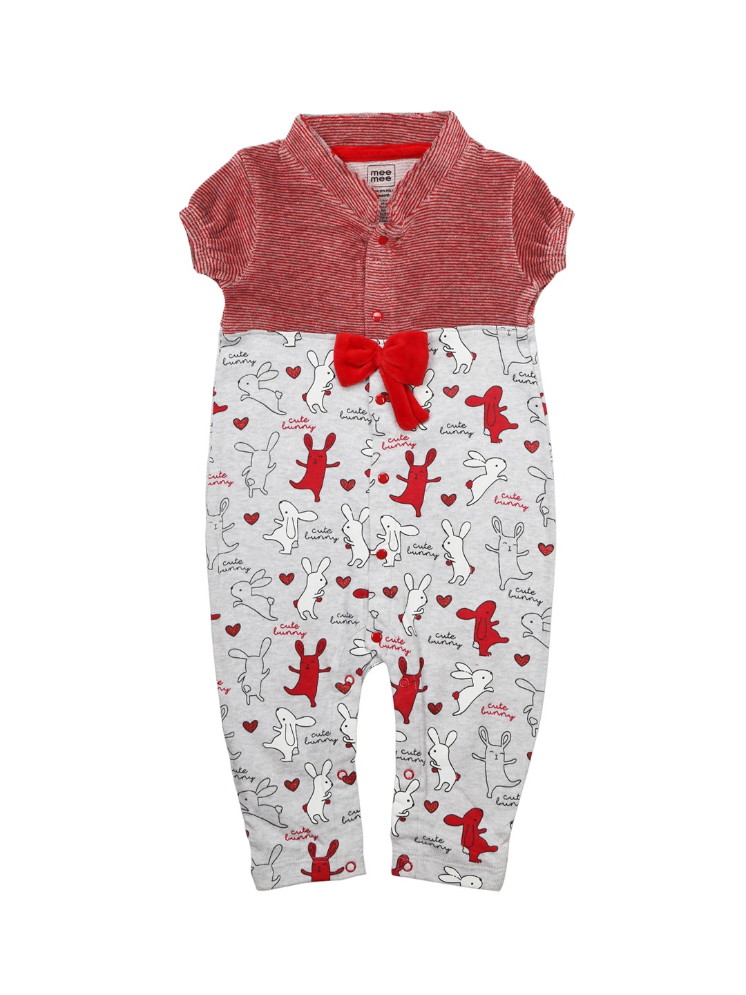 

Mee Mee Baby Maroon Rompers
