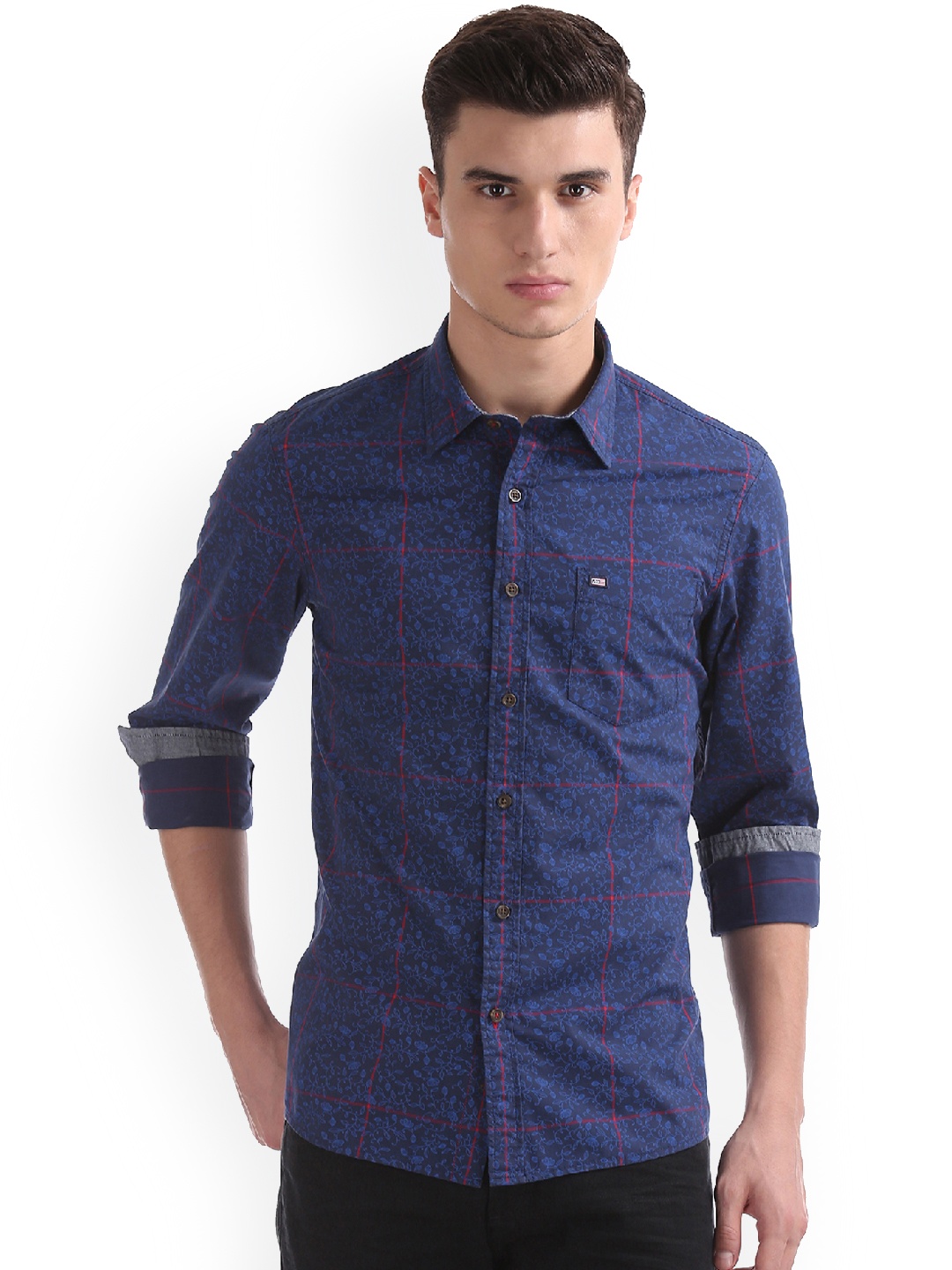 

Arrow Sport Men Blue Slim Fit Printed Casual Shirt