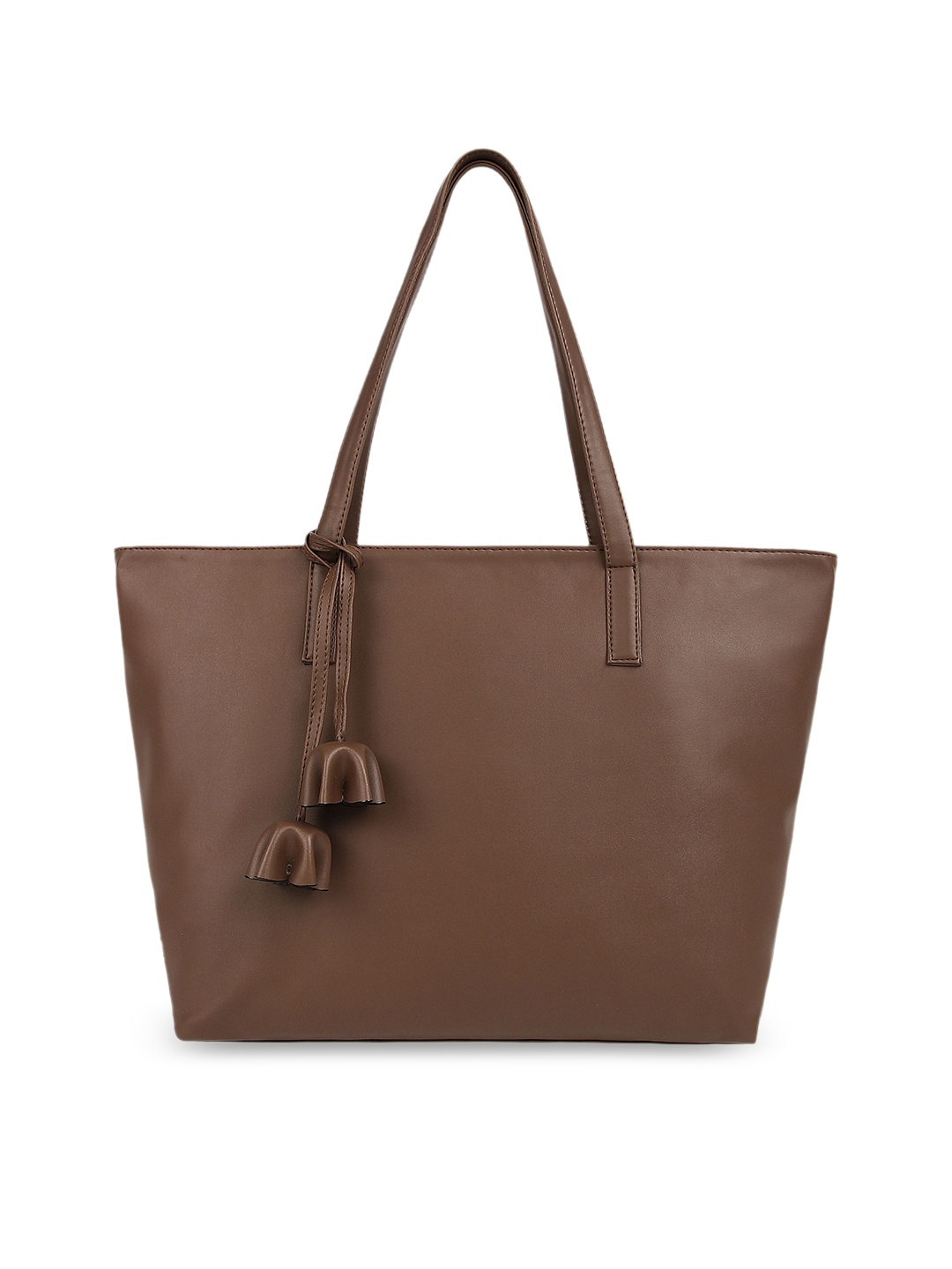 Toteteca Brown Solid Shoulder Bag
