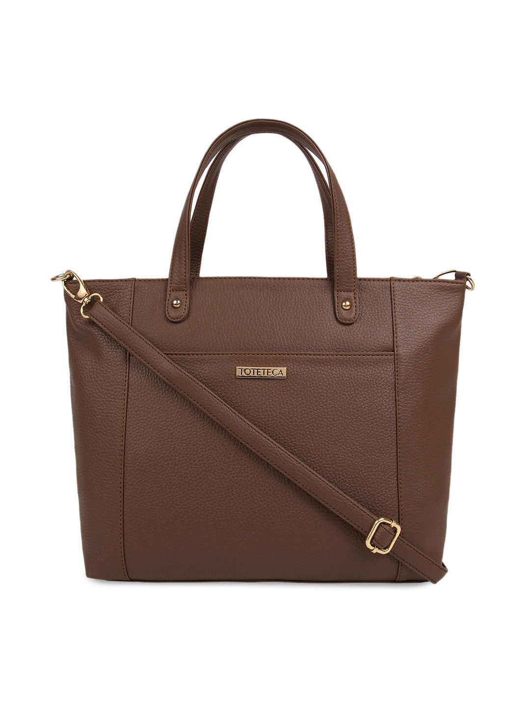 

Toteteca Brown Solid Shoulder Bag