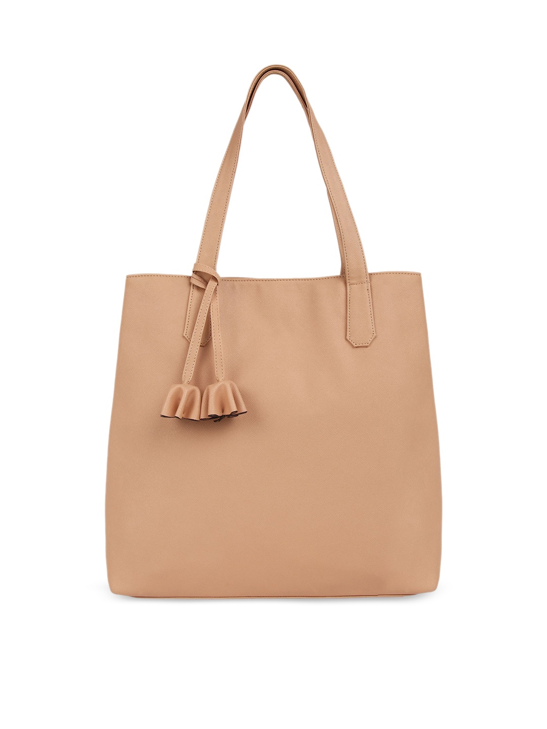 

Toteteca Beige Solid Shoulder Bag