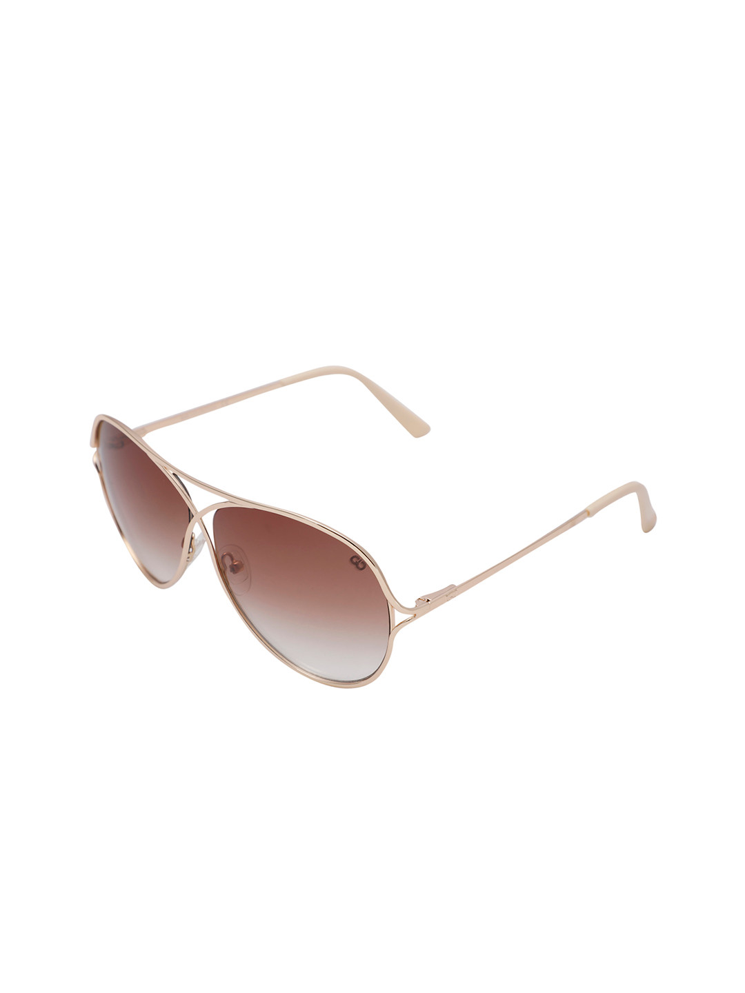 

GIO COLLECTION Women Oval Sunglasses, Brown
