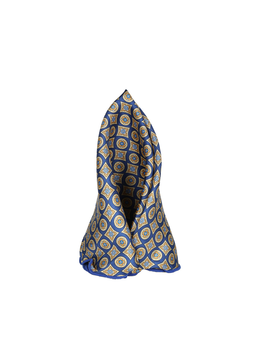 

Peter England Men Blue Printed Pocket Square