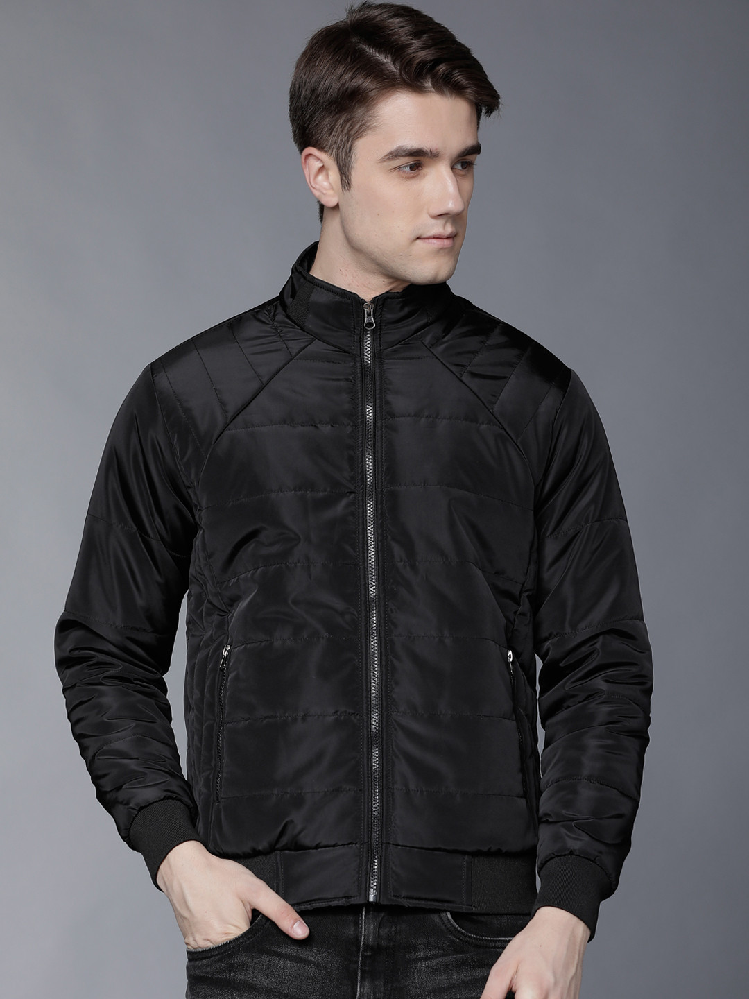 

LOCOMOTIVE Men Black Solid Bomber