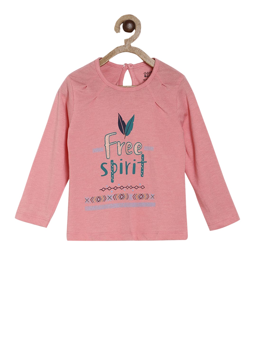 

MINI KLUB Girls Pink Printed Top
