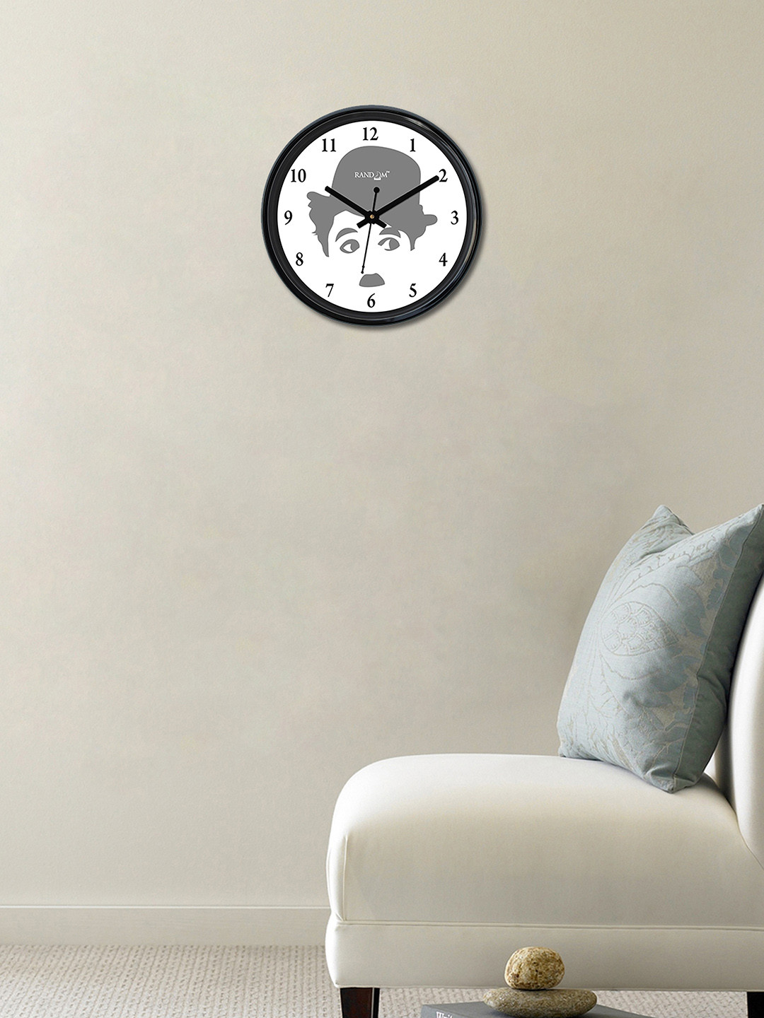 

RANDOM White Round Printed Analogue Wall Clock