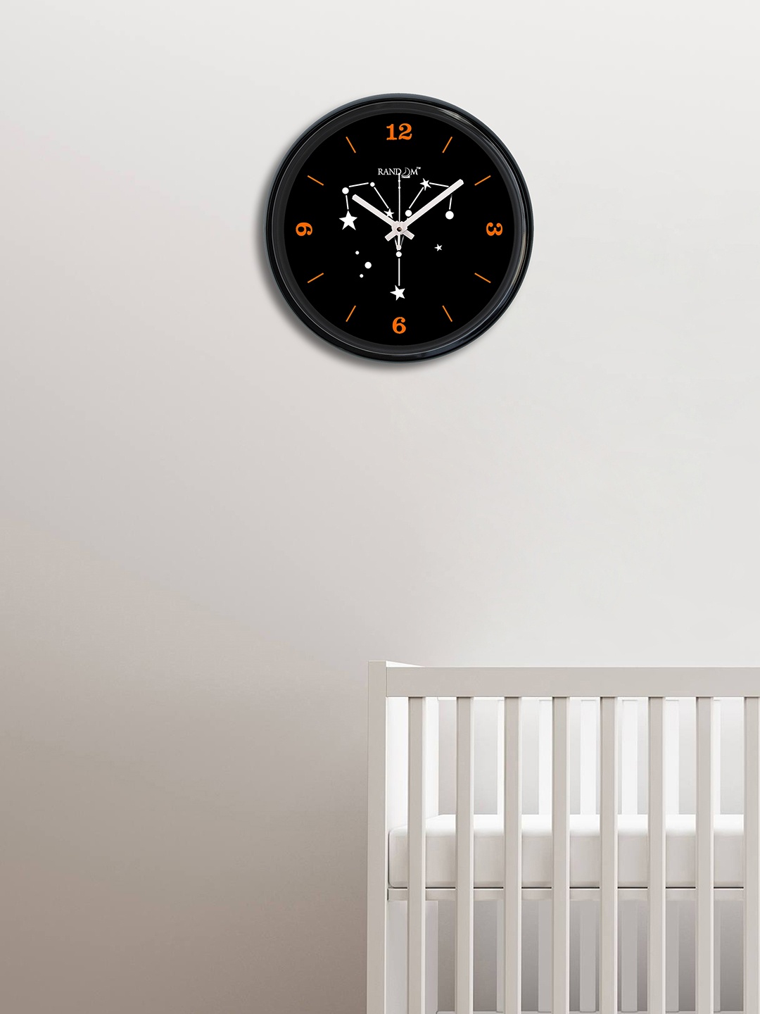 

RANDOM Black Round Printed Analogue Wall Clock