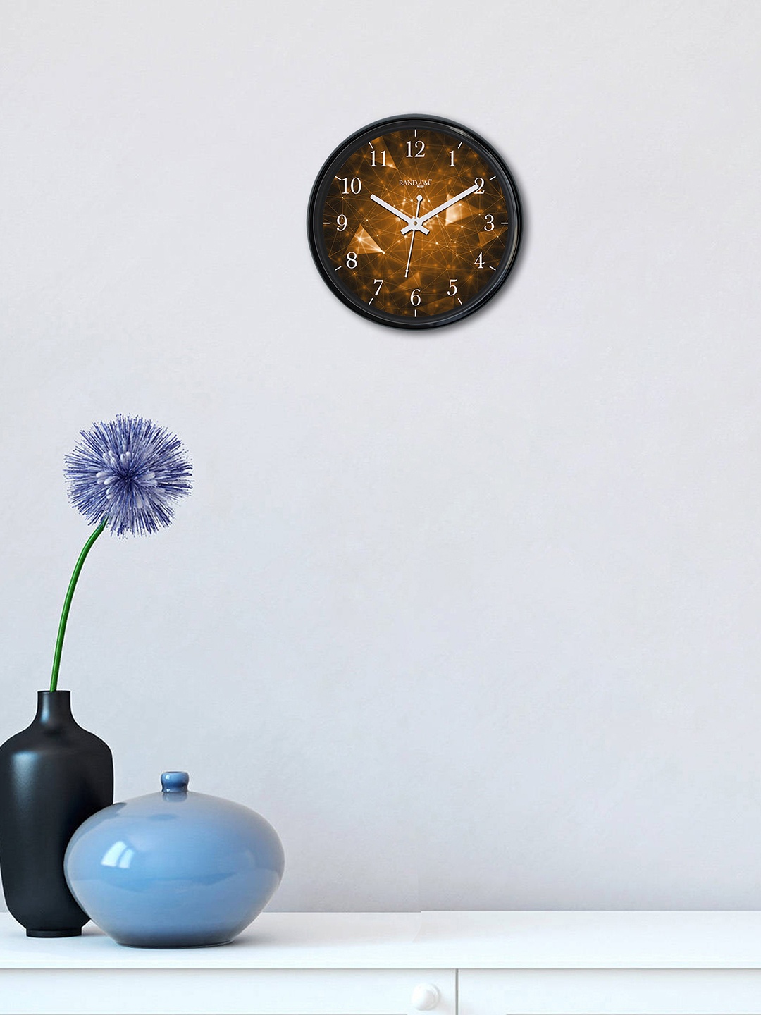 

RANDOM Brown Round Printed Analogue Wall Clock
