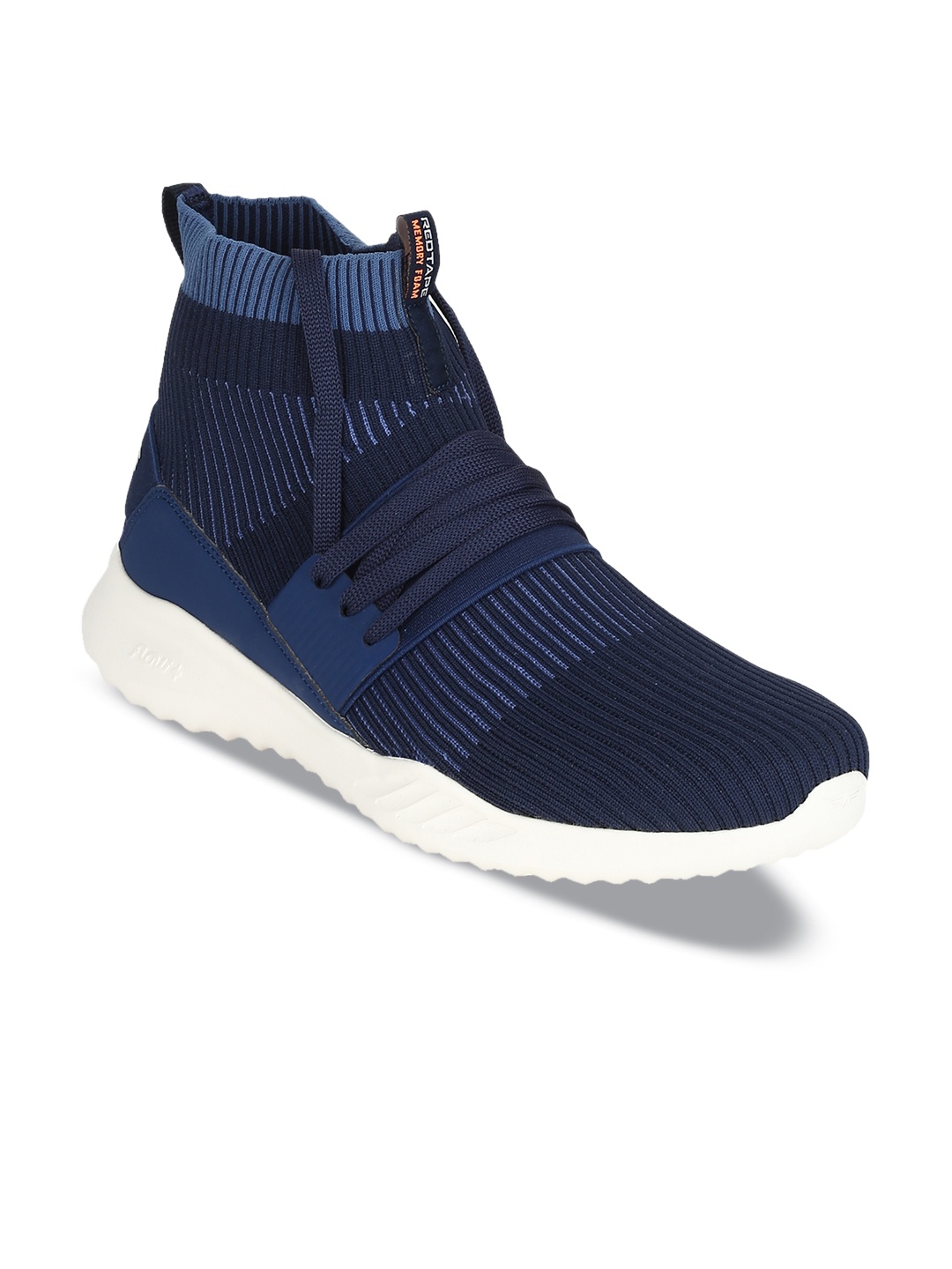

Red Tape Men Blue Mid-Top Walking Shoes
