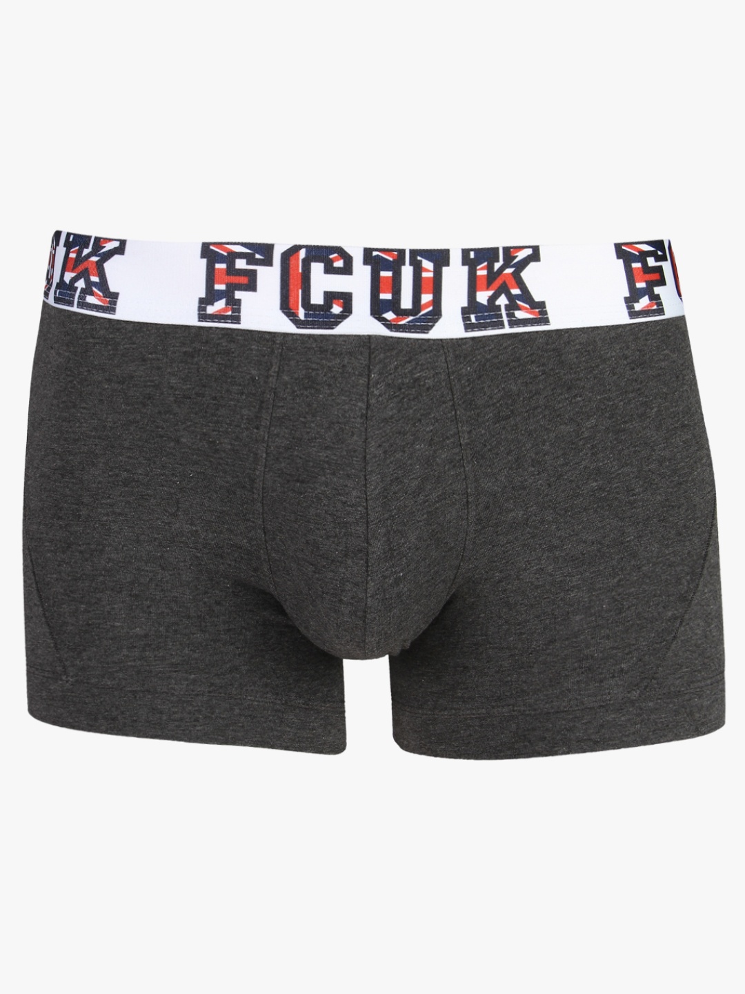

FCUK Charcoal Grey Solid Trunks