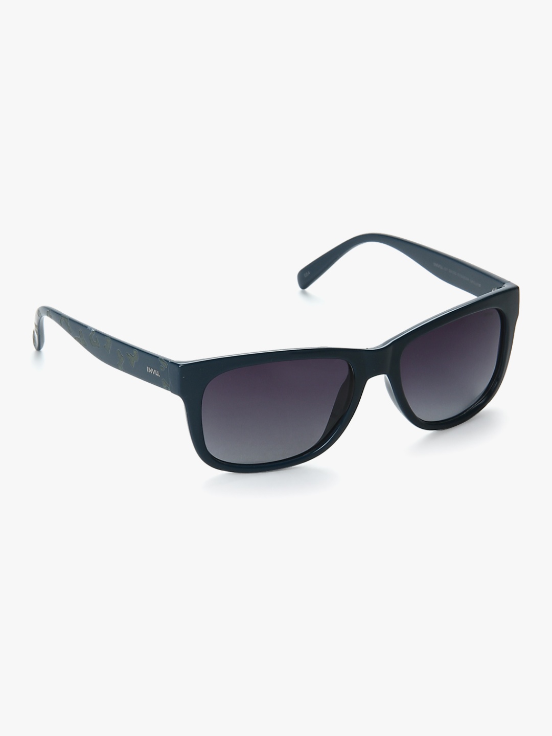 

INVU Unisex Rectangle Sunglasses, Grey
