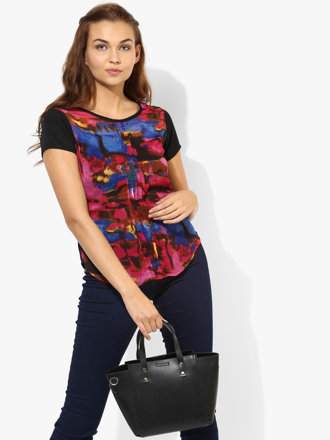 

Multicoloured Printed Blouse, Multi