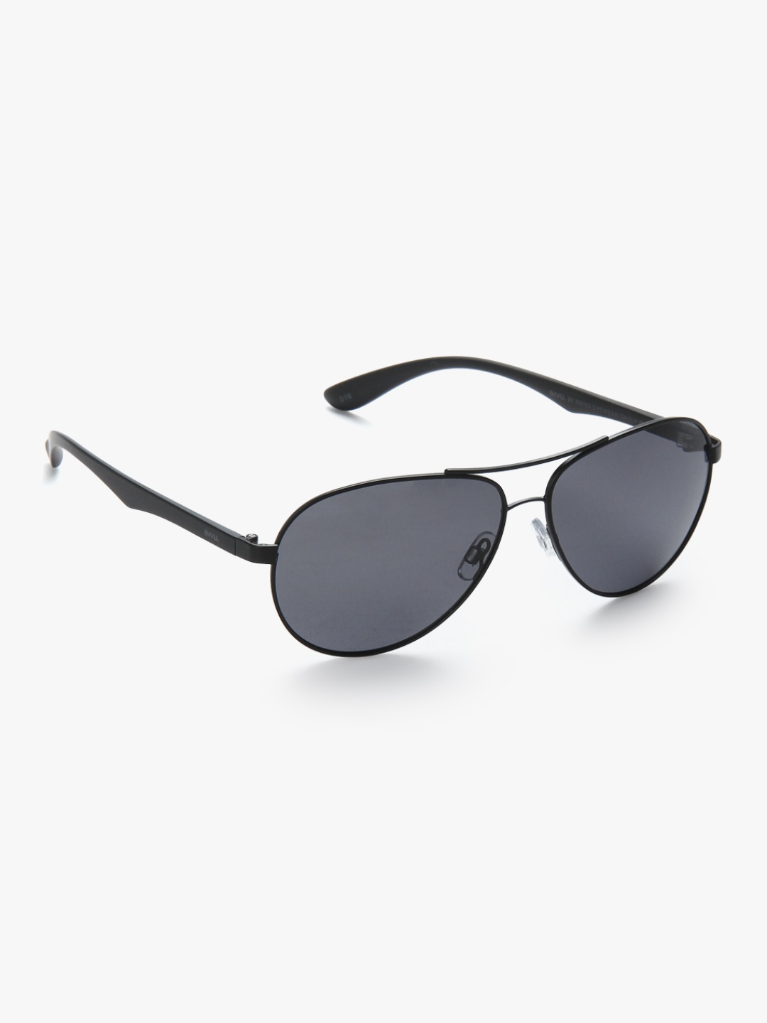 INVU Unisex Aviator Sunglasses, Grey