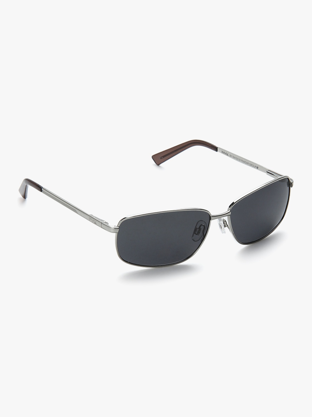 

INVU Men Rectangle Sunglasses, Grey