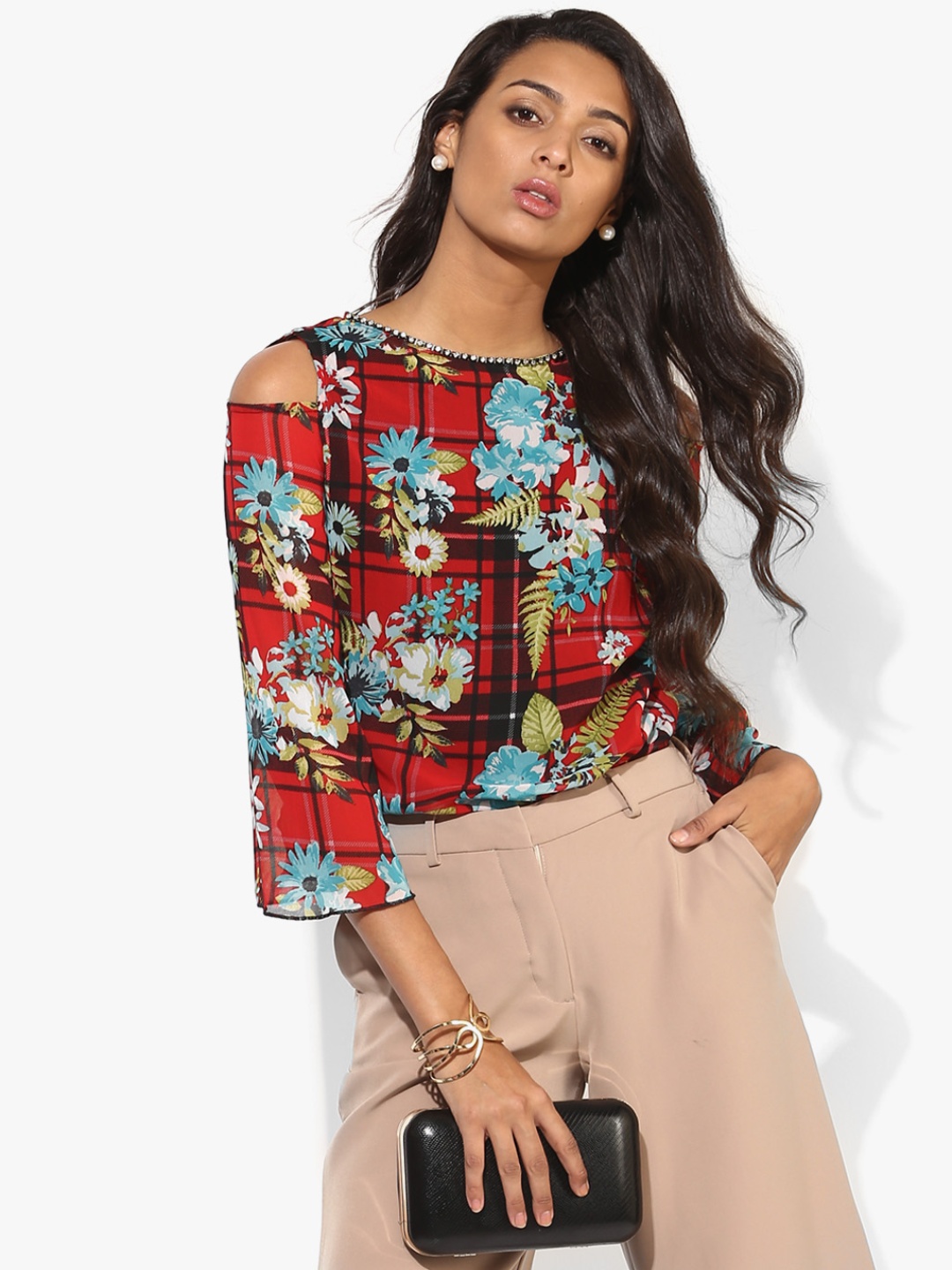 

Multicoloured Printed Blouse, Multi