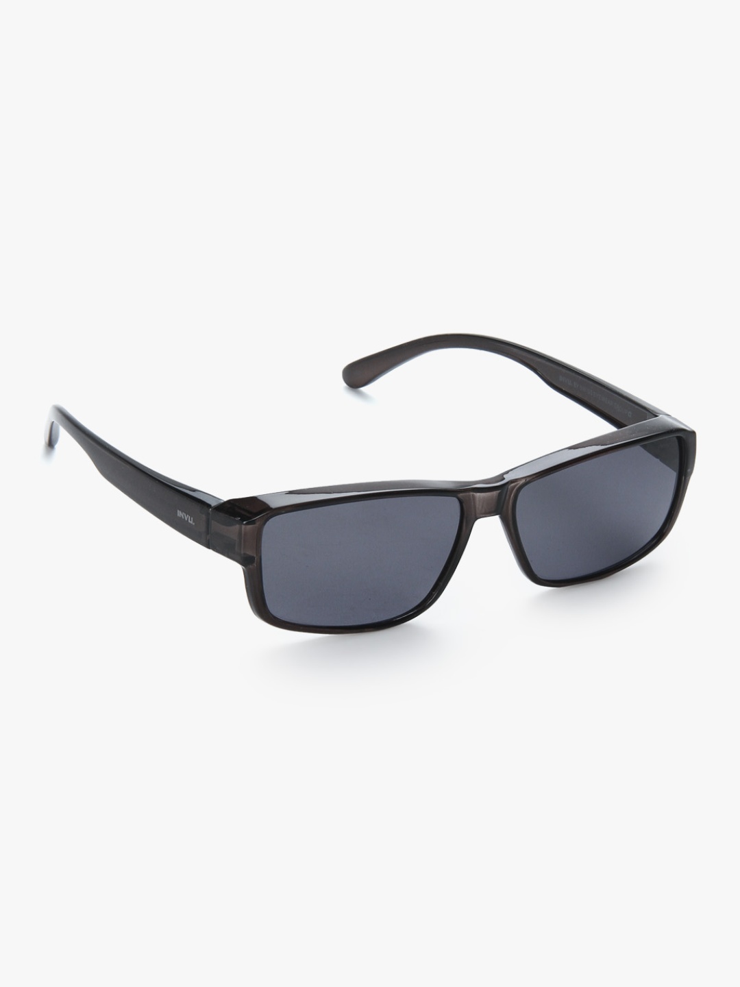 

INVU Men Rectangle Sunglasses with UV Protected Lens E2501C, Black