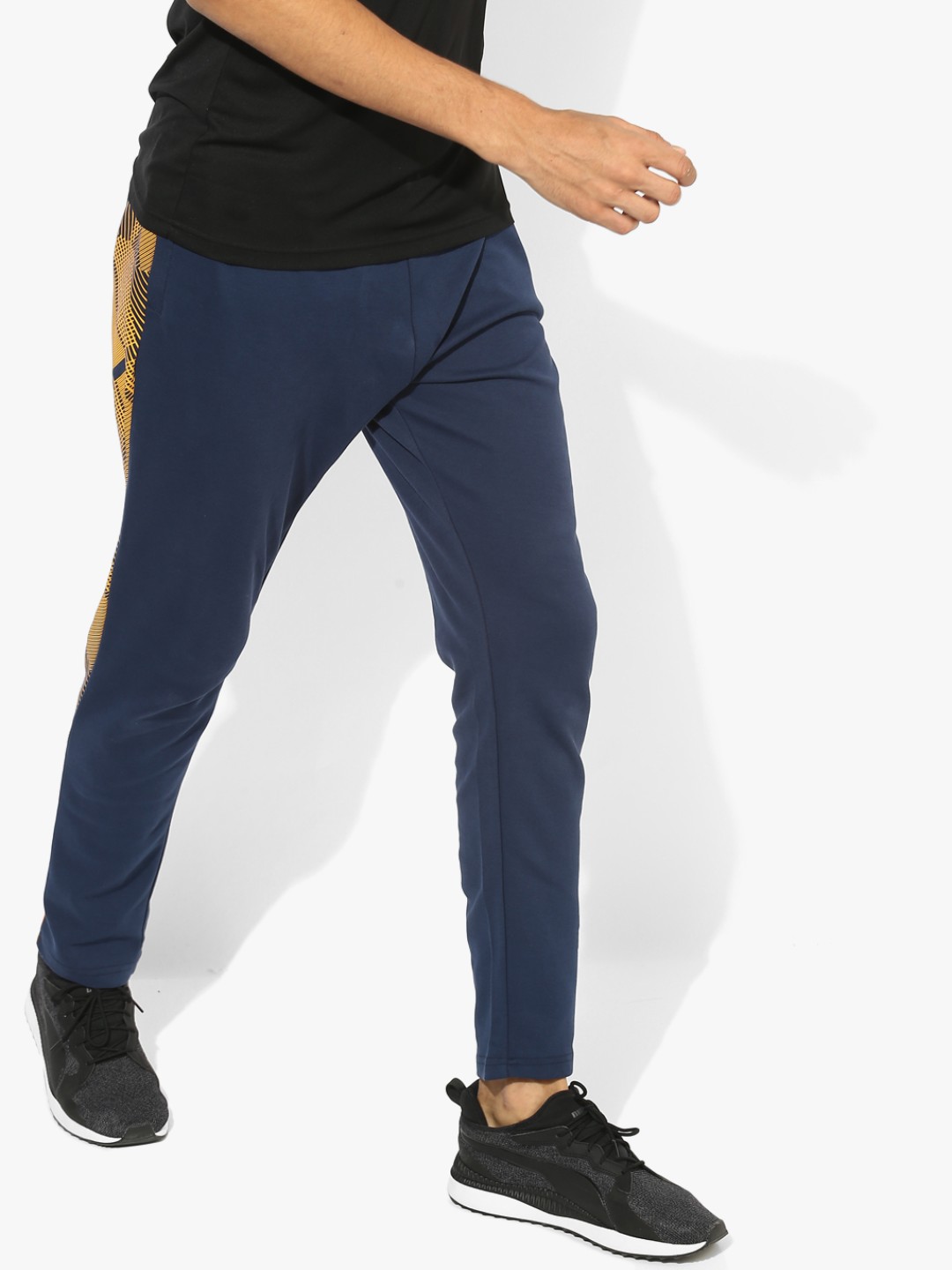

Navy Blue Running Track Pants