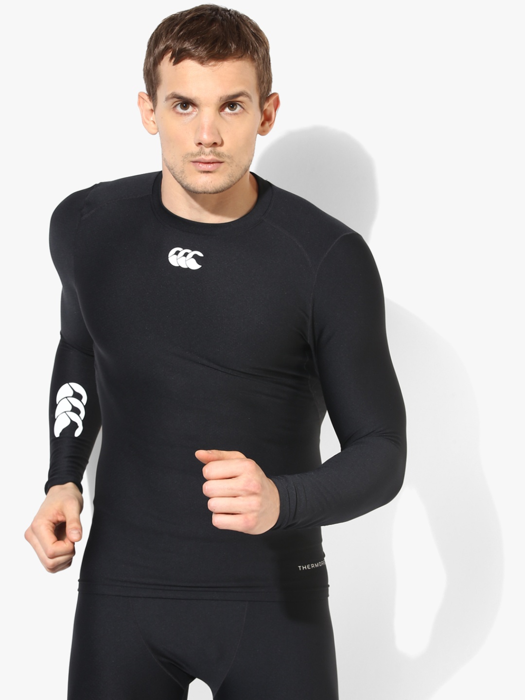 

Knit Thermoreg Training Black Compression T-Shirt