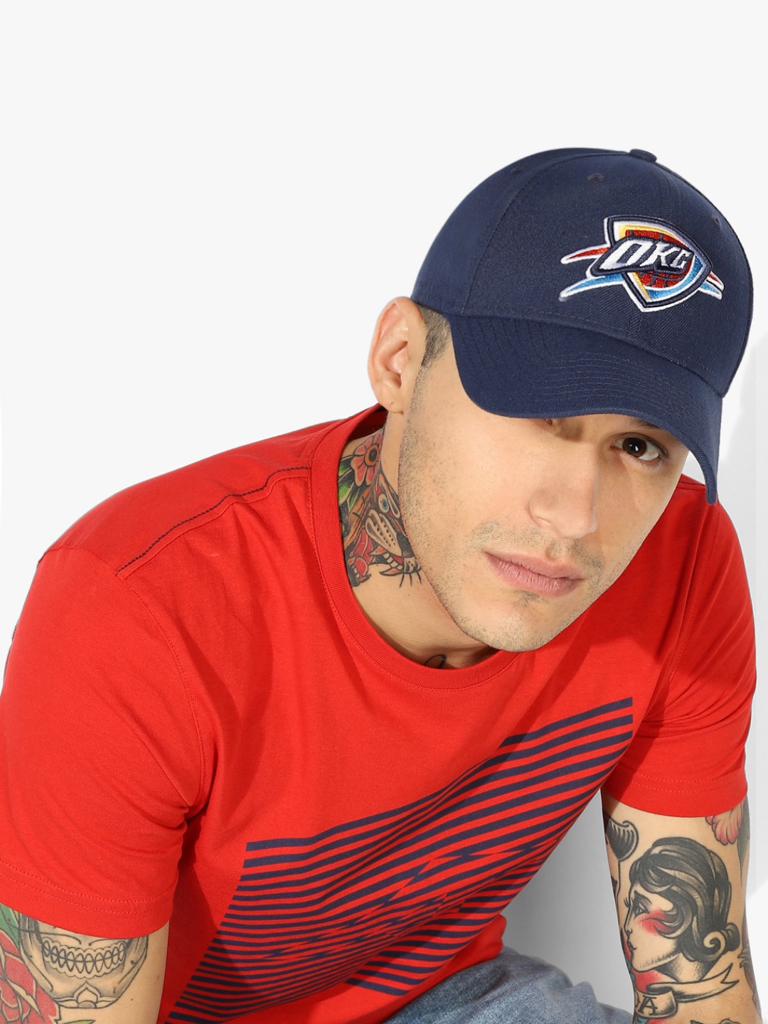 

New Era OKLAHOMA CITY THUNDER The League Blue 9FORTY Cap, Navy blue