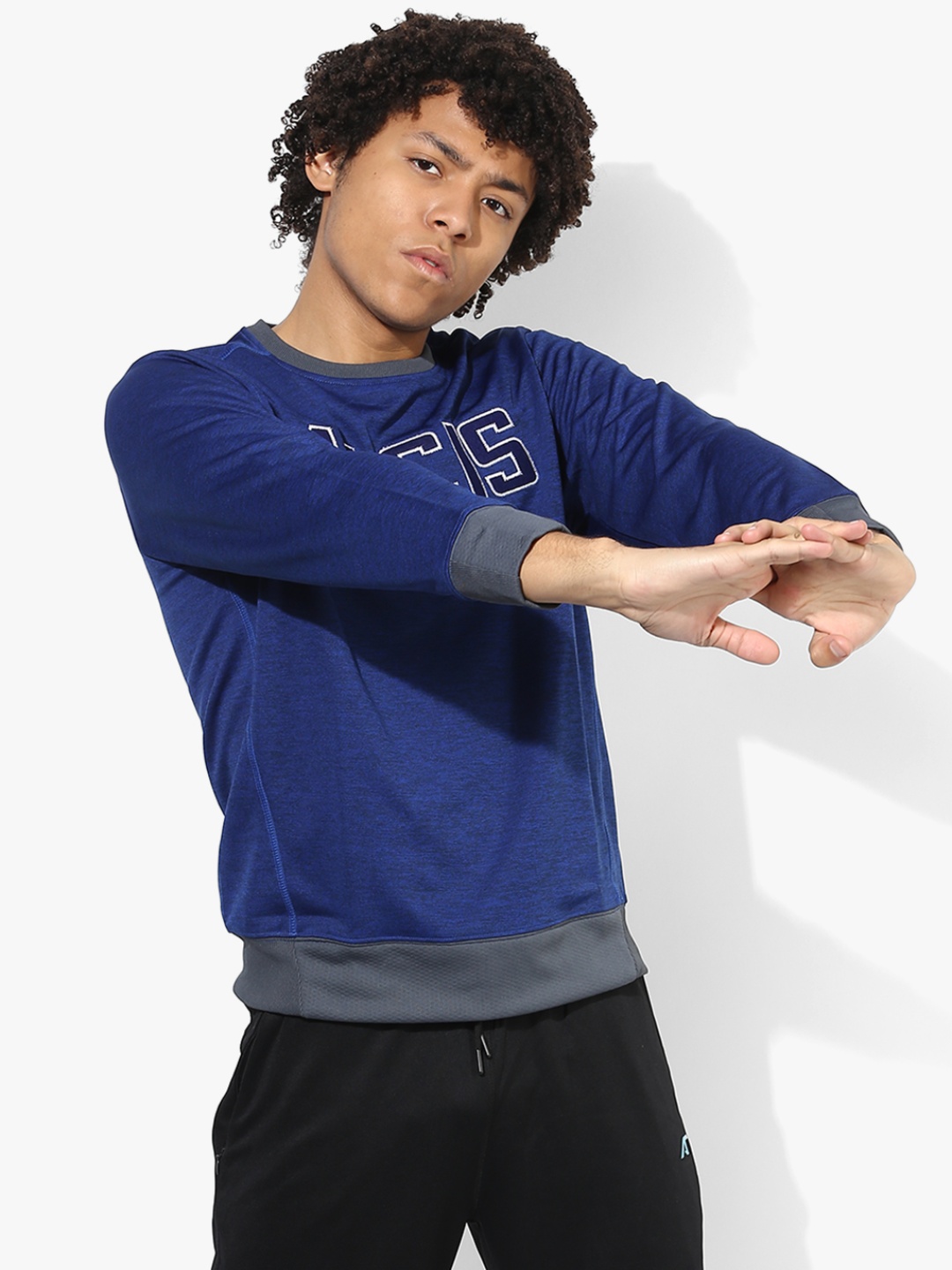 

Alcis Men Blue Printed Sweatshirt