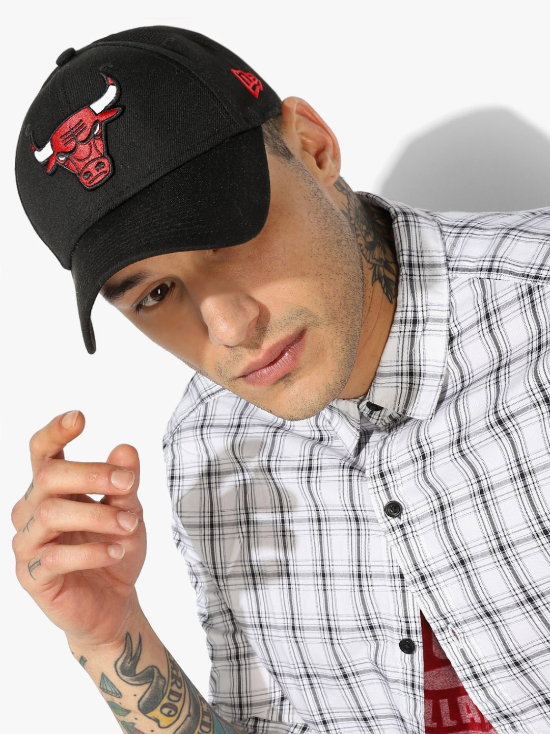 

New Era Men Black Self-Design Baseball Cap